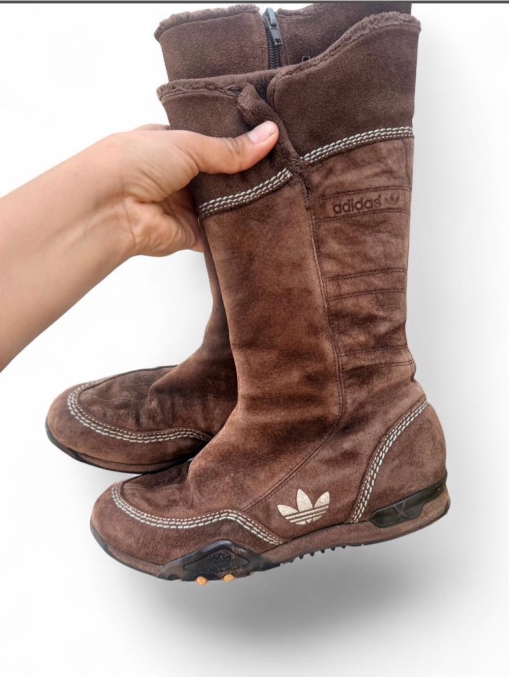 Vintage 2006 Adidas Originals Suede Torsion Boots